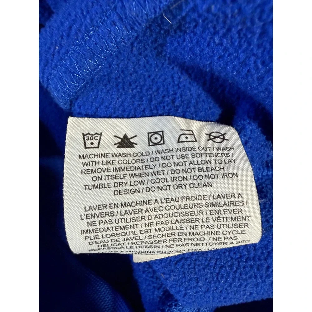 Nike Dri-FIT Pullover Hoodie Kids XL Blue Black Swoosh Logo Athletic Sweatshirt